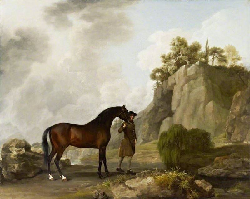The Marquess Of Rockingham’S Arabian Stallion by George Stubbs