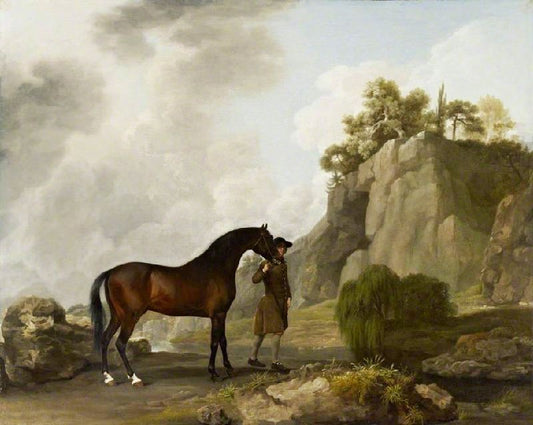 The Marquess Of Rockingham’S Arabian Stallion by George Stubbs