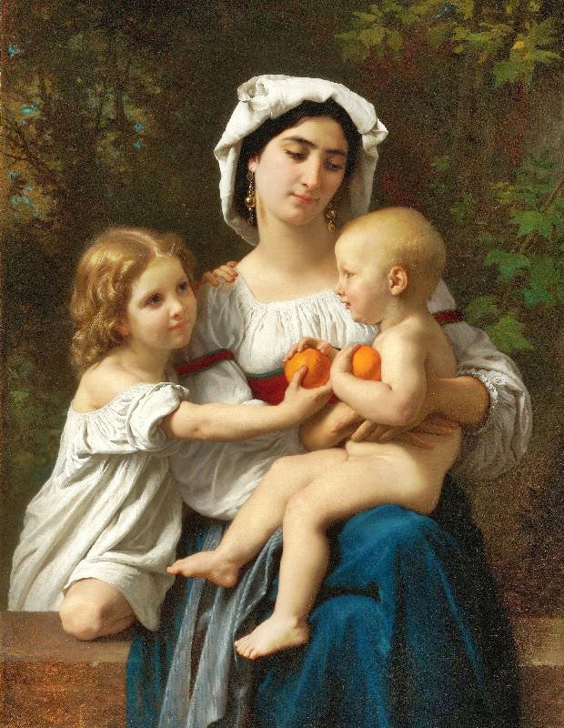 The Oranges by William Bouguereau