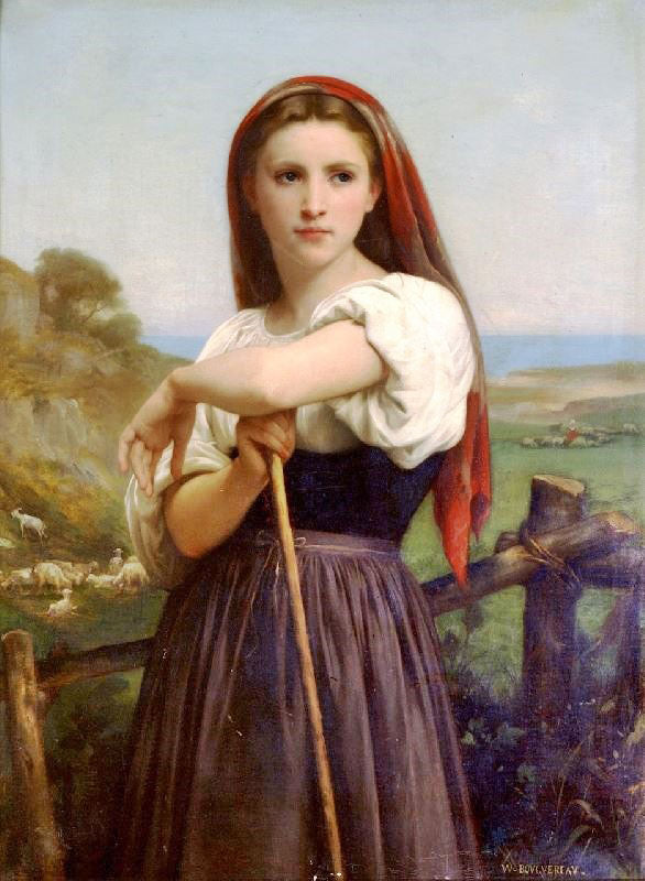 YOUNG SHEPHERDESS, LARGE VERSION