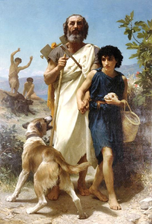 Homer And His Guide by William Bouguereau