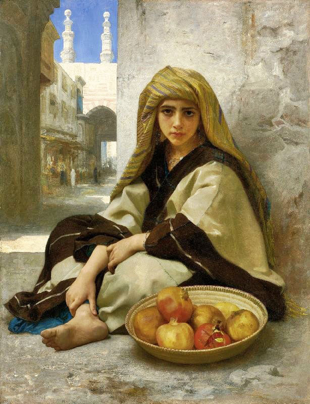 The Pomegranate Seller by William Bouguereau