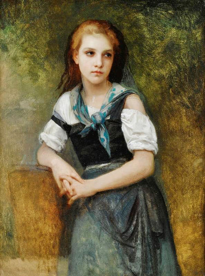 The Secret, Study by William Bouguereau