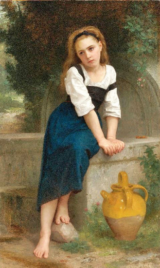 Orphan Girl At A Fountain by William Bouguereau