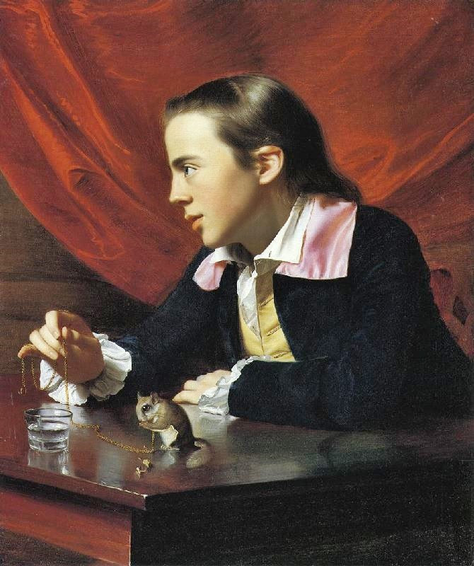 Boy With A Squirrel, Also Known As, Henry Pelham) by John Singleton Cople