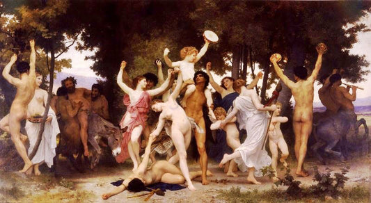 The Youth Of Bacchus by William Bouguereau