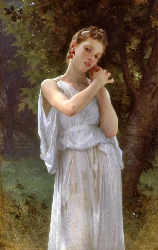 Earrings by William Bouguereau