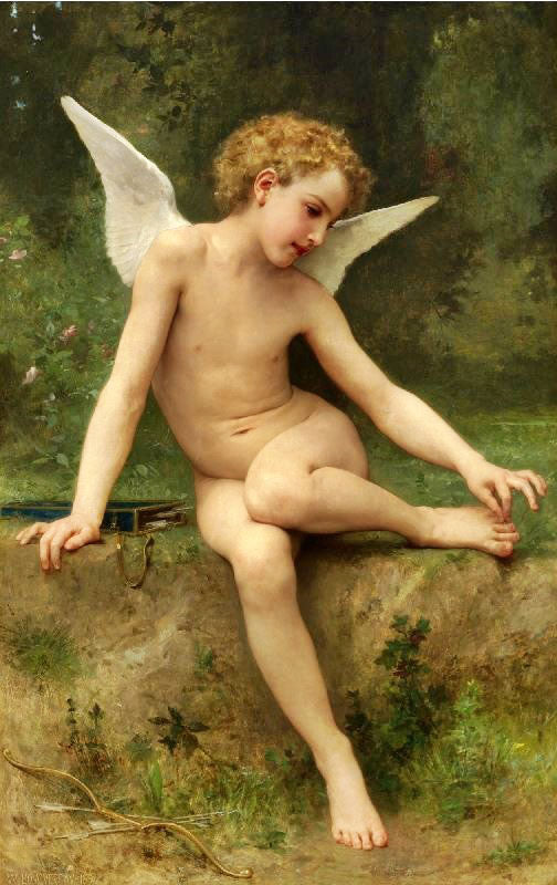 Cupid With Thorn by William Bouguereau