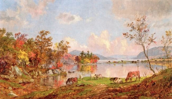 Greenwood Lake In The Autumn by Jasper Francis Cropse
