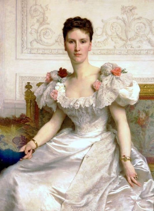 Portrait Of Madame La Comtesse De Cambaceres by William Bouguereau