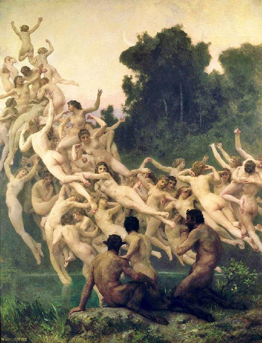 The Oreads by William Bouguereau