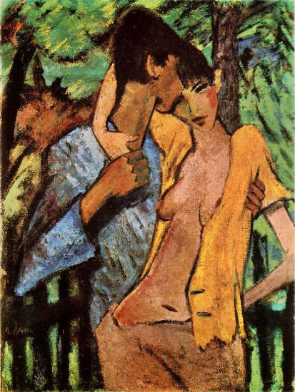 Liebespaar by Otto Müeller