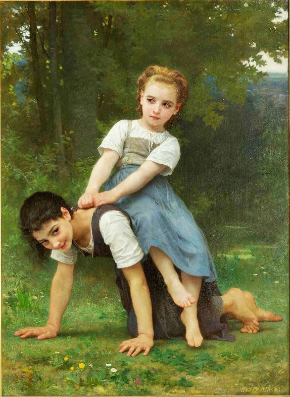 The Horseback Ride by William Bouguereau