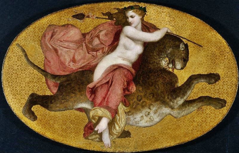 Etienne Bartholony’S House - Bacchante On A Panther by William Bouguereau