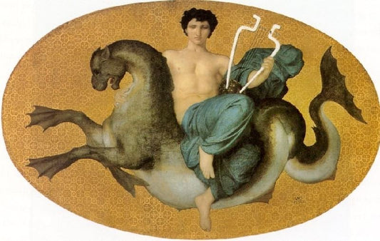 Etienne Bartholony’S House - Arion On A Sea Horse by William Bouguereau