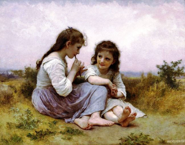 A Childhood Idyll by William Bouguereau