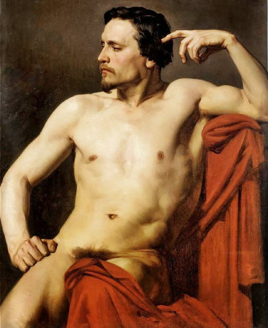 Half Length Figure by William Bouguereau