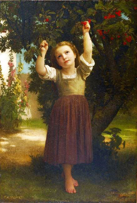The Cherry Picker by William Bouguereau
