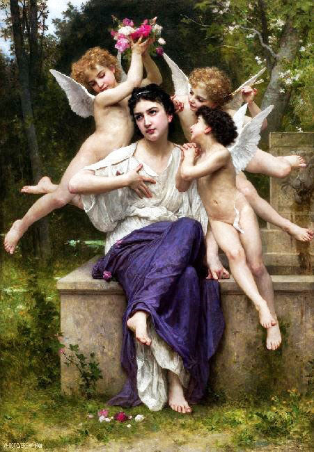 Dream Of Spring by William Bouguereau