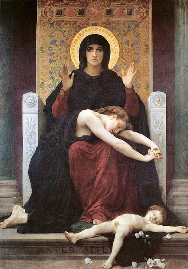The Virgin Of Consolation by William Bouguereau