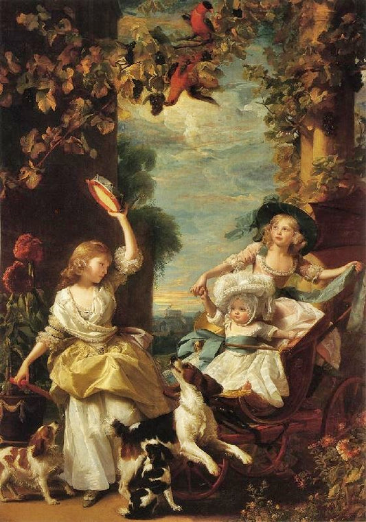The Three Youngest Daughters Of George Iii by John Singleton Cople