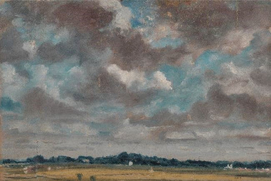 Extensive Landscape With Grey Clouds by John Constable