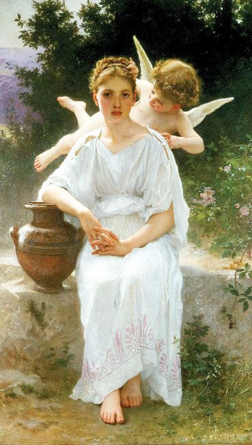 Cupid Whisperings by William Bouguereau