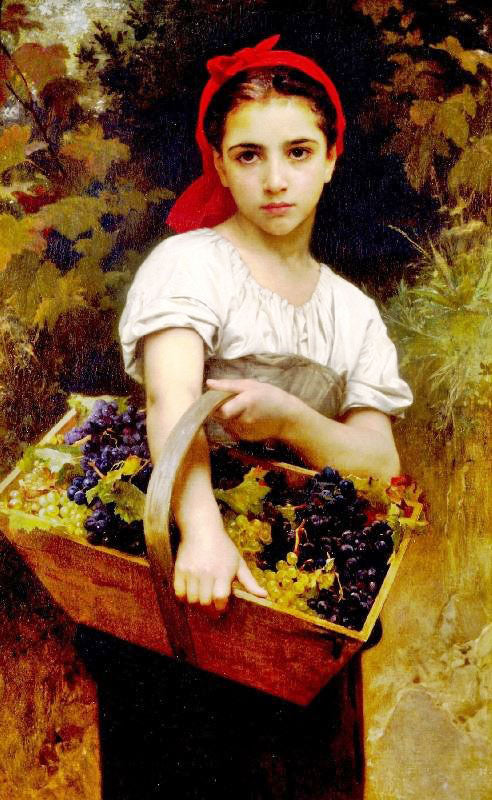 The Grape Picker by William Bouguereau