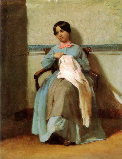 Portrait Of Léonie Bouguereau by William Bouguereau
