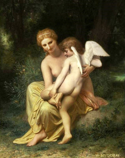 Wounded Cupid by William Bouguereau