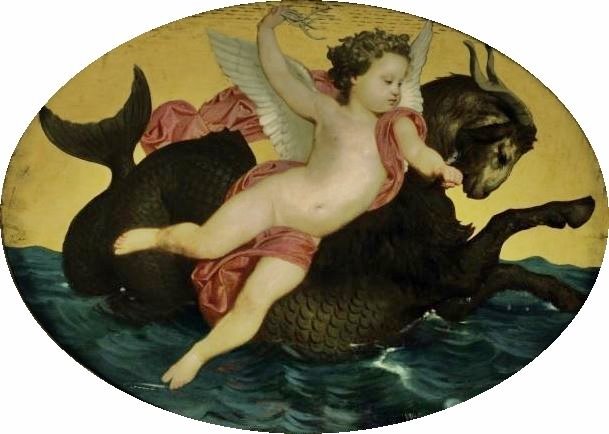 Emile Pereire’S Hotel, Putti On A Sea Monster by William Bouguereau