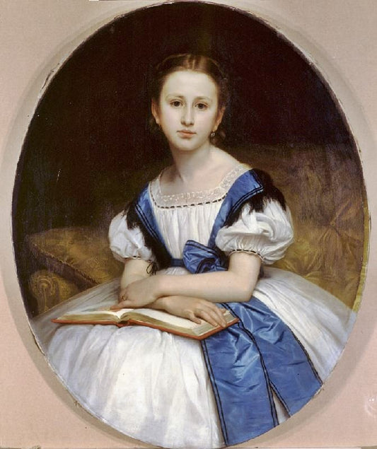 Portrait Of Miss Brissac by William Bouguereau