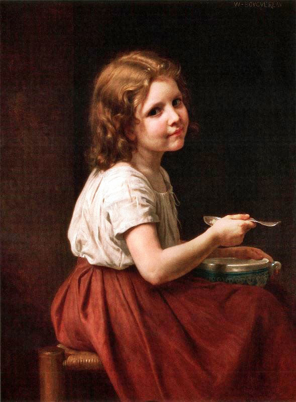 Soup by William Bouguereau