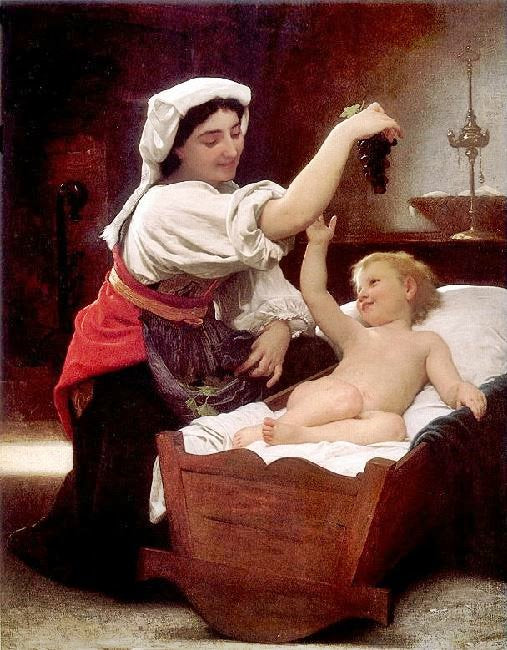 The Bunch Of Grapes by William Bouguereau