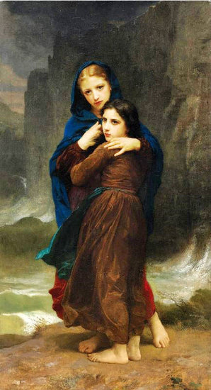 The Storm (Small Version) by William Bouguereau