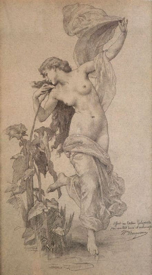 Times Of The Day 1 - Aurora by William Bouguereau