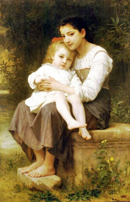 Big Sister by William Bouguereau