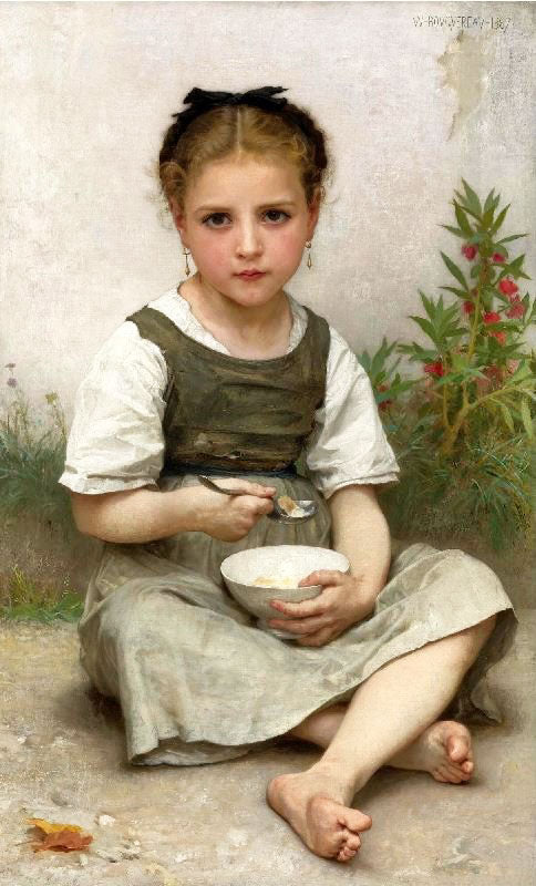 Morning Breakfast by William Bouguereau