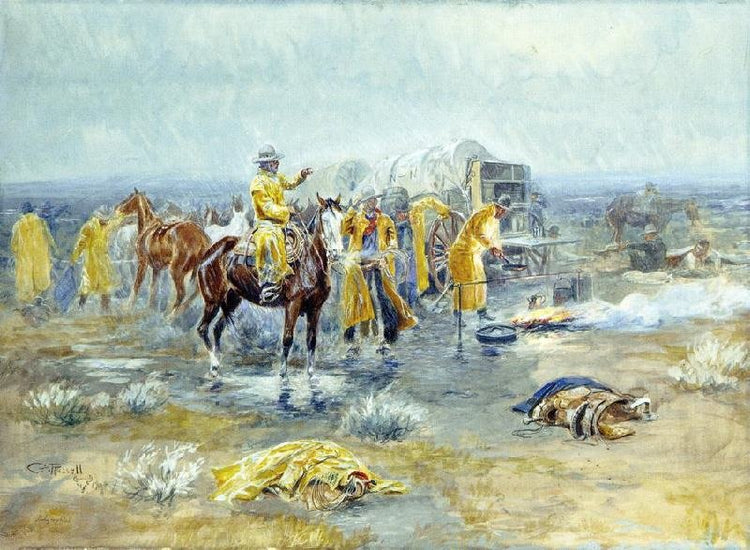 Rainy Morning by Charles Marion Russell