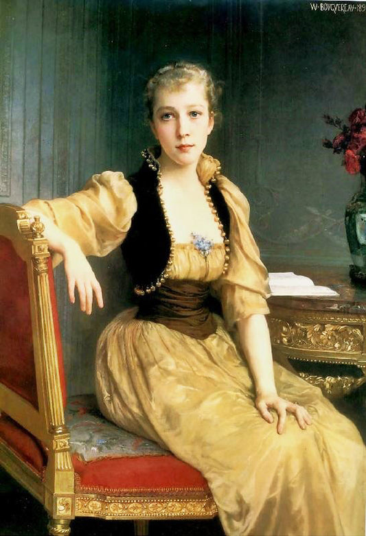 Portrait Of Lady Maxwell by William Bouguereau