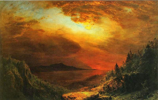 Twilight Mount Desert Island, Maine by Frederic Edwin Church