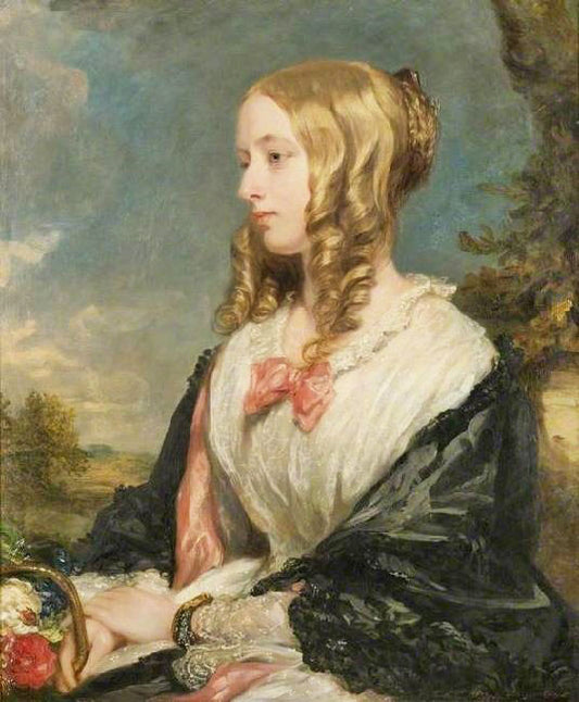 Mrs Charles Sabine Thellusson, Nee Georgiana Theobald by Margaret Sarah Carpenter