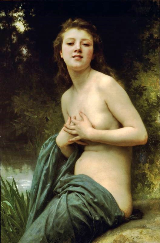 Spring Breeze by William Bouguereau