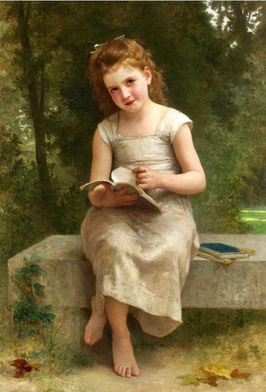 The Reading Girl by William Bouguereau