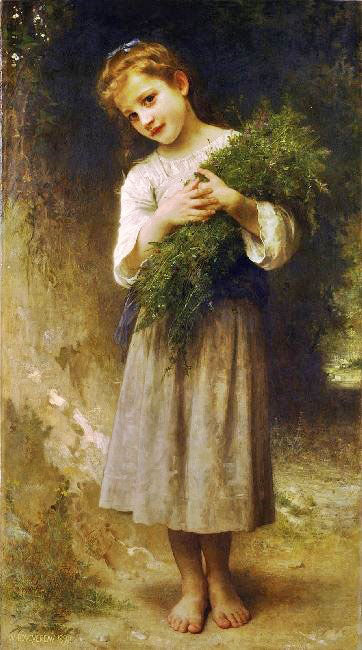Back From The Fields by William Bouguereau