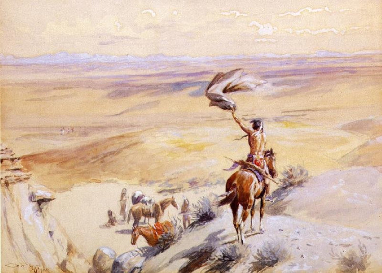 The Signal by Charles Marion Russell
