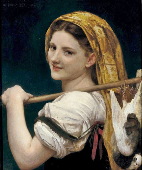 Return From The Market by William Bouguereau