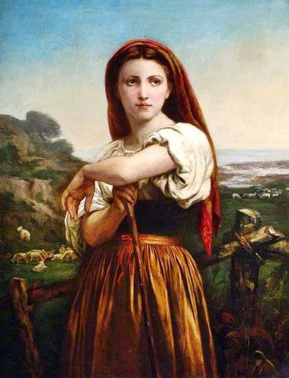 Italian Shepherdess by William Bouguereau