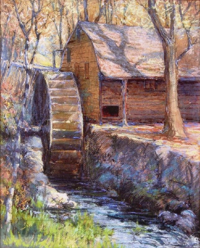 The Old Town Mill, New London, Connecticut by Julian Onderdonk