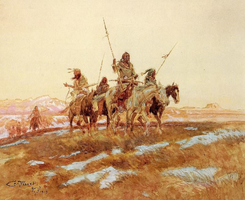 PIEGAN HUNTING PARTY